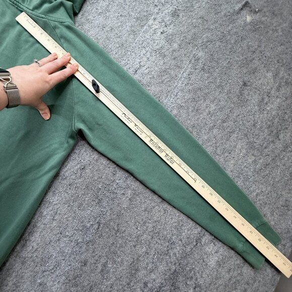 Gymshark Full Zip Hoodie Women's XL Green Solid Fleece Drawstring B1A1C - Picture 12 of 14